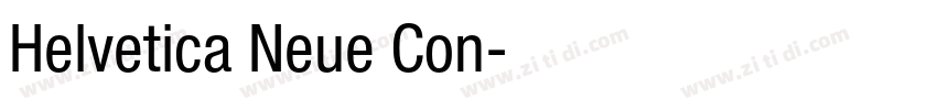 Helvetica Neue Con字体转换 Helvetica Neue Con字体转换